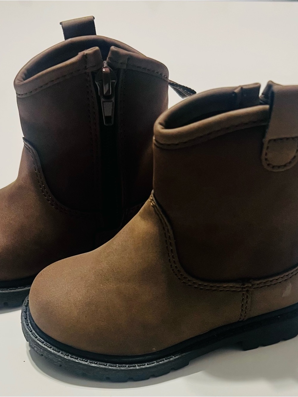 Carter's Toddler Brown Side-Zip Ankle Boots